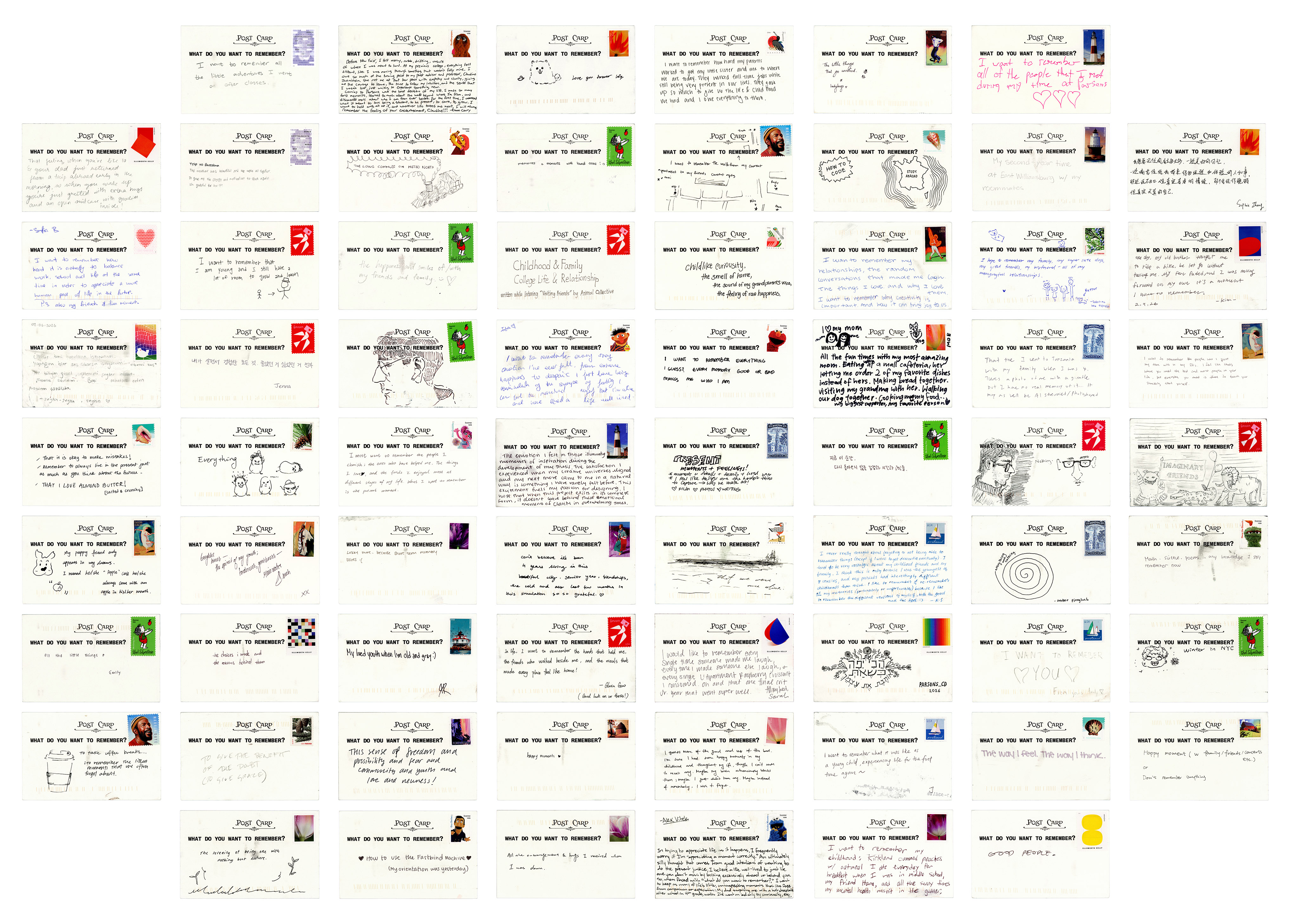 Postcard Backs